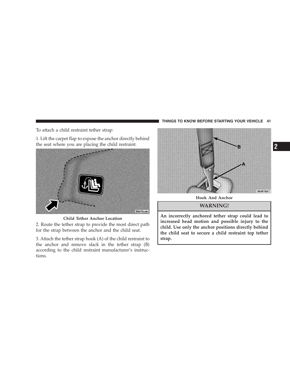 Chrysler 2006 Sebring Convertible User Manual | Page 41 / 302