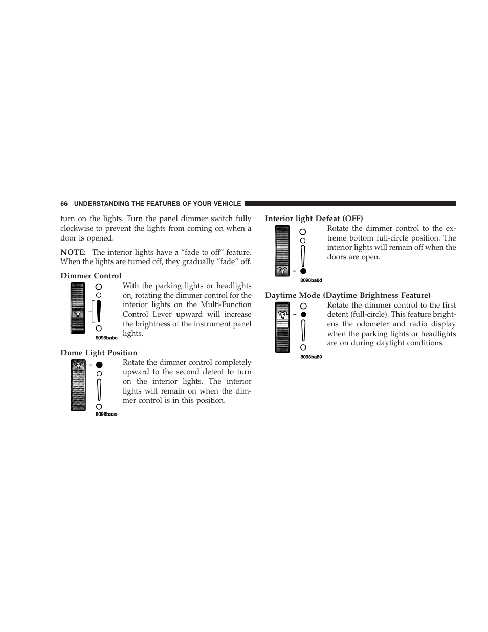 Chrysler 2006 Sebring Convertible User Manual | Page 66 / 302