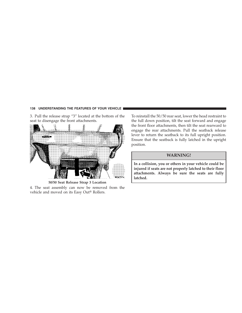 Chrysler 2007 Town and Country User Manual | Page 138 / 504