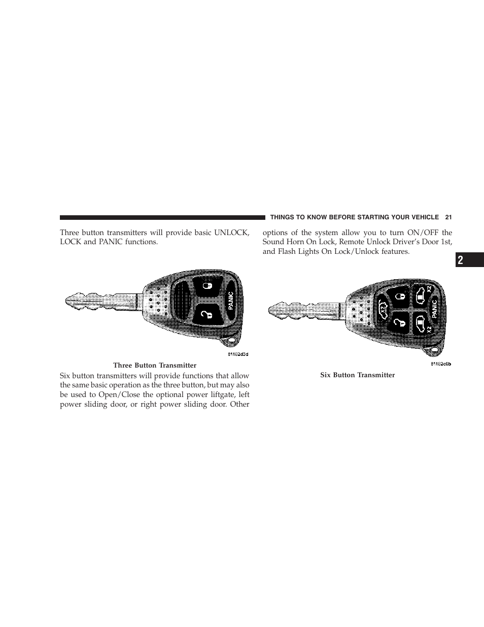 Chrysler 2007 Town and Country User Manual | Page 21 / 504