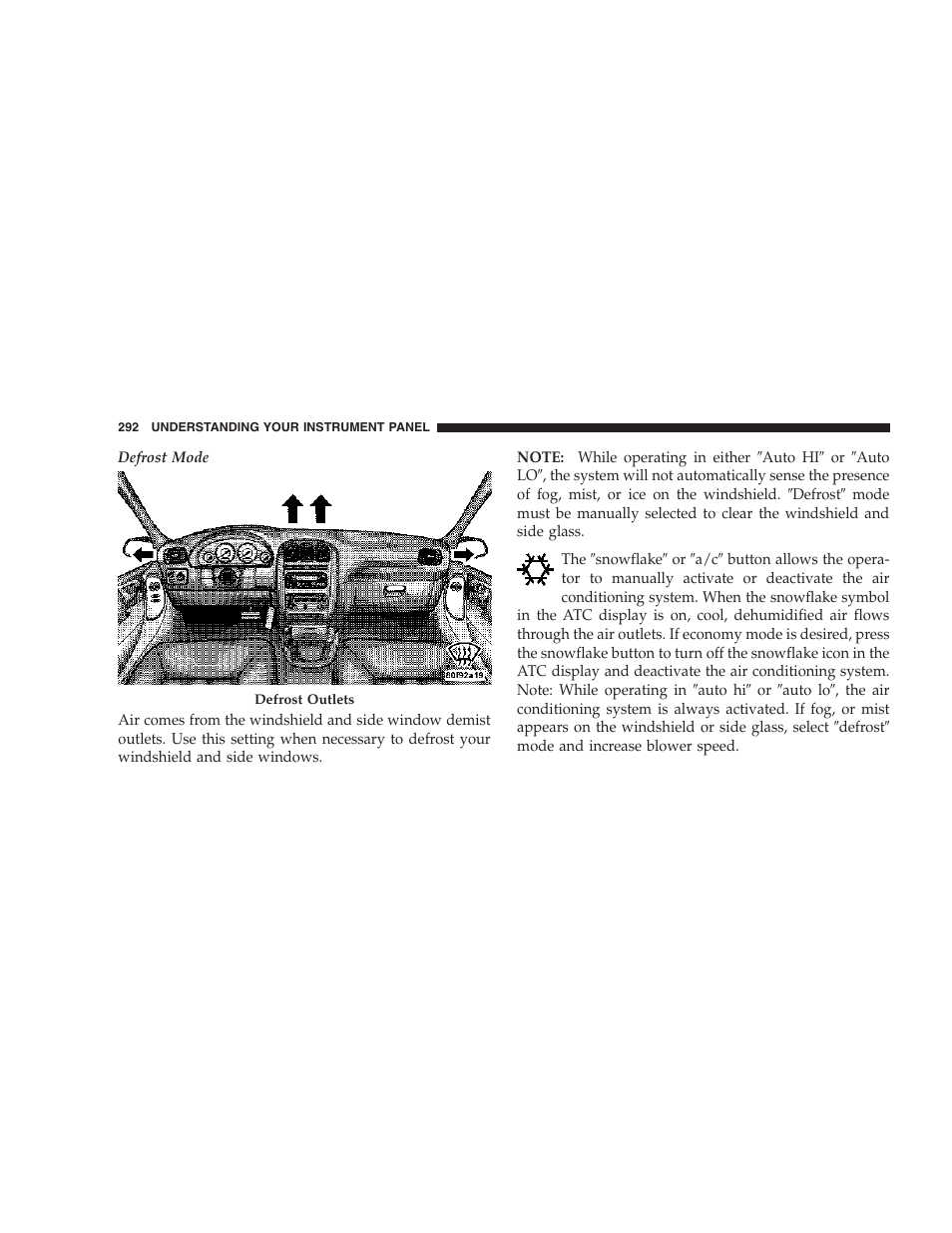 Chrysler 2007 Town and Country User Manual | Page 292 / 504