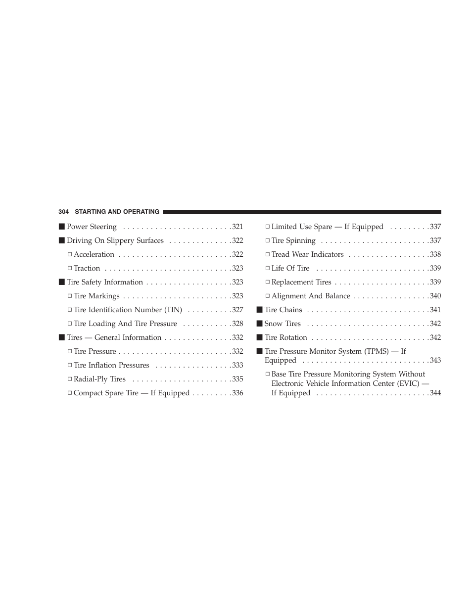 Chrysler 2007 Town and Country User Manual | Page 304 / 504