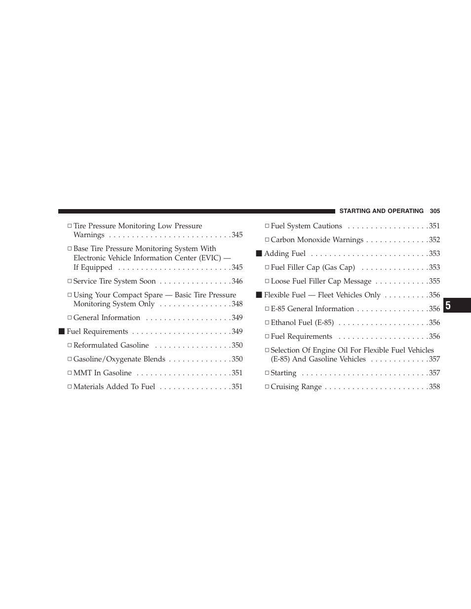 Chrysler 2007 Town and Country User Manual | Page 305 / 504