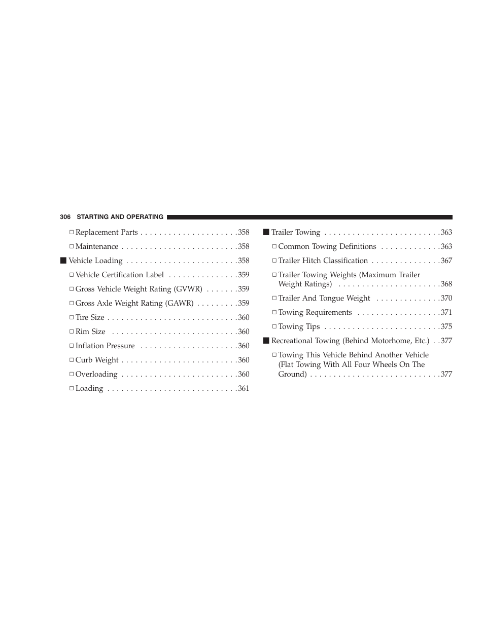 Chrysler 2007 Town and Country User Manual | Page 306 / 504