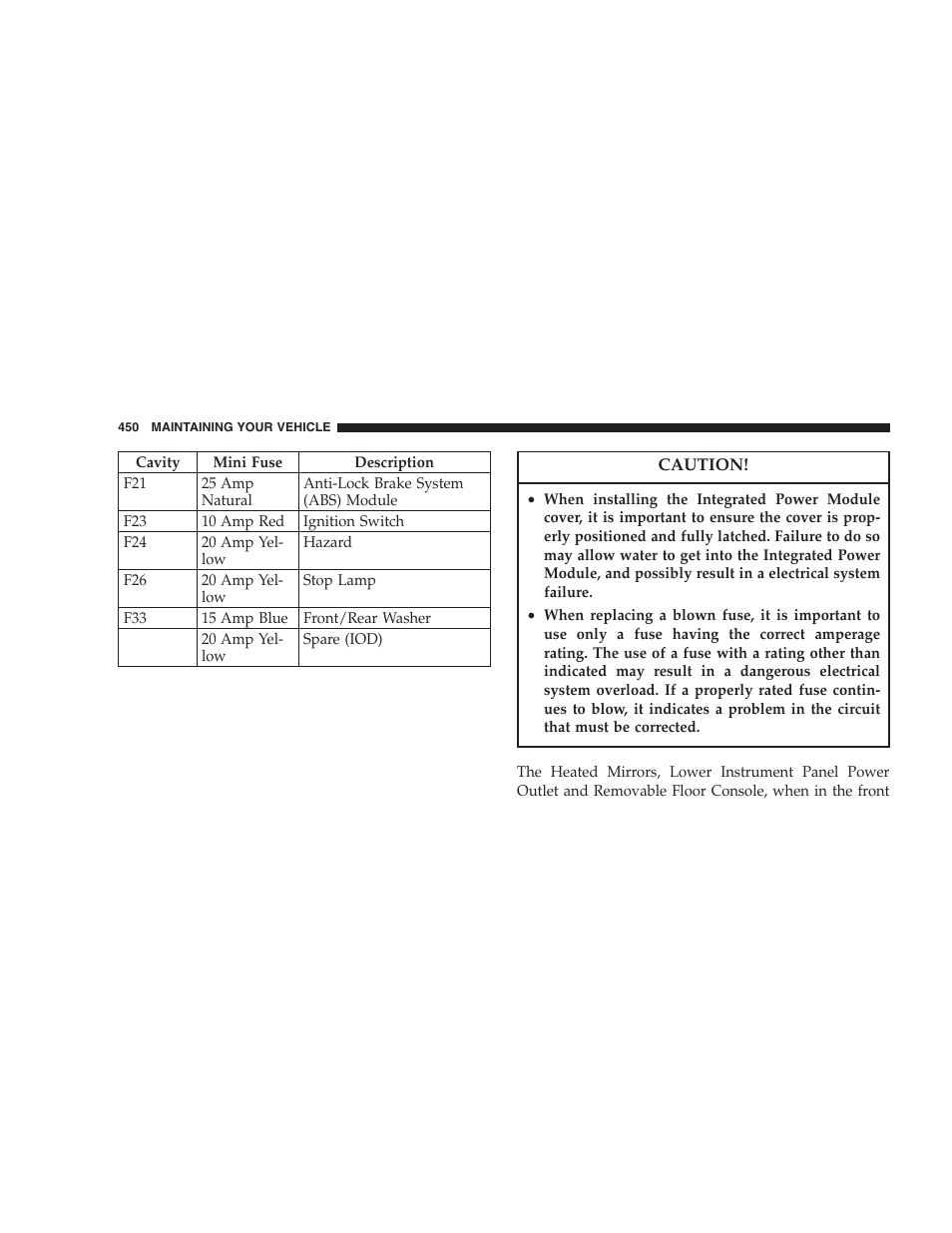 Chrysler 2007 Town and Country User Manual | Page 450 / 504