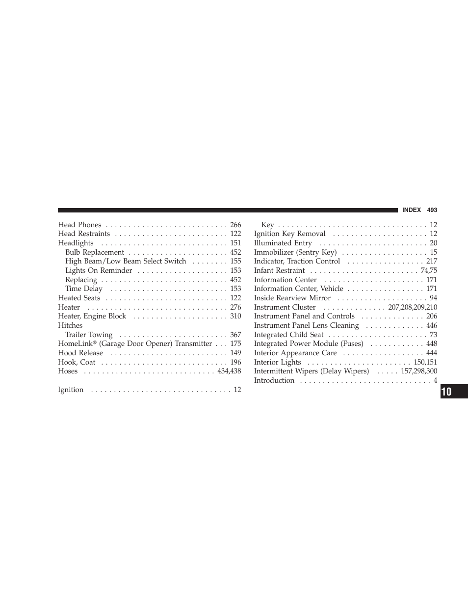 Chrysler 2007 Town and Country User Manual | Page 493 / 504