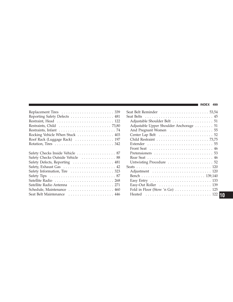 Chrysler 2007 Town and Country User Manual | Page 499 / 504