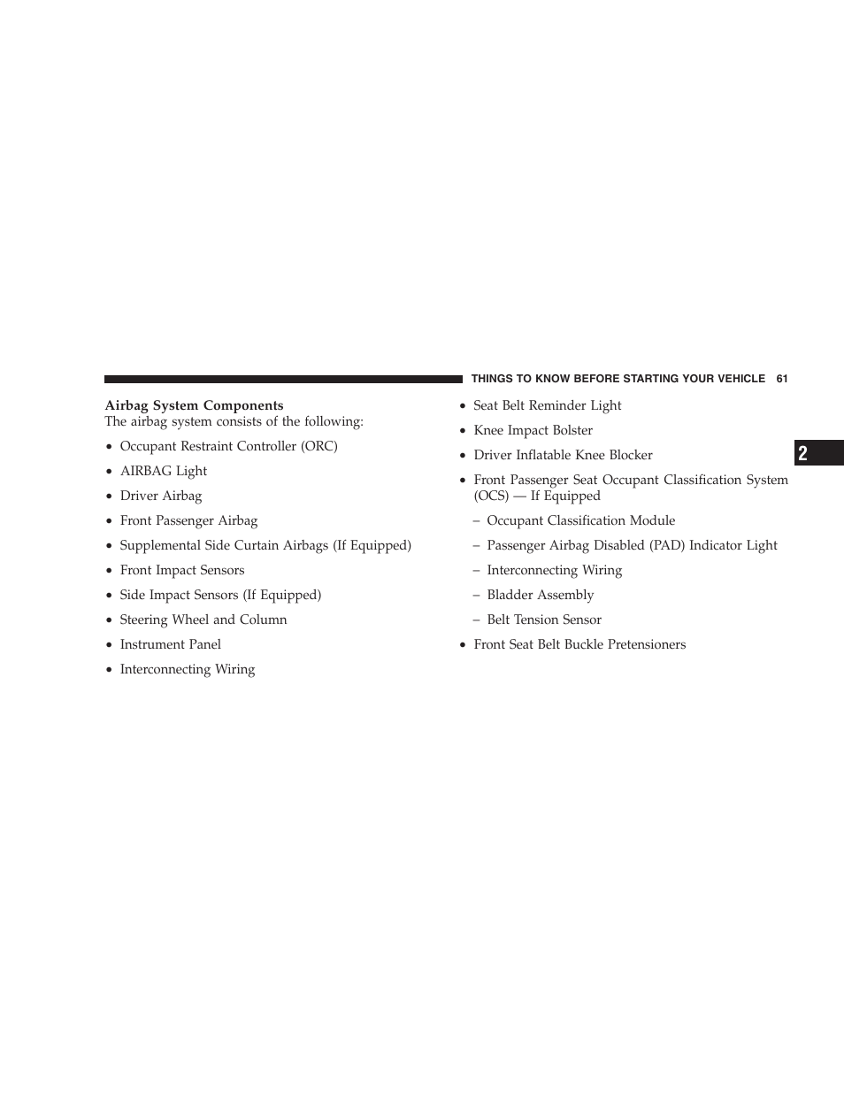 Chrysler 2007 Town and Country User Manual | Page 61 / 504