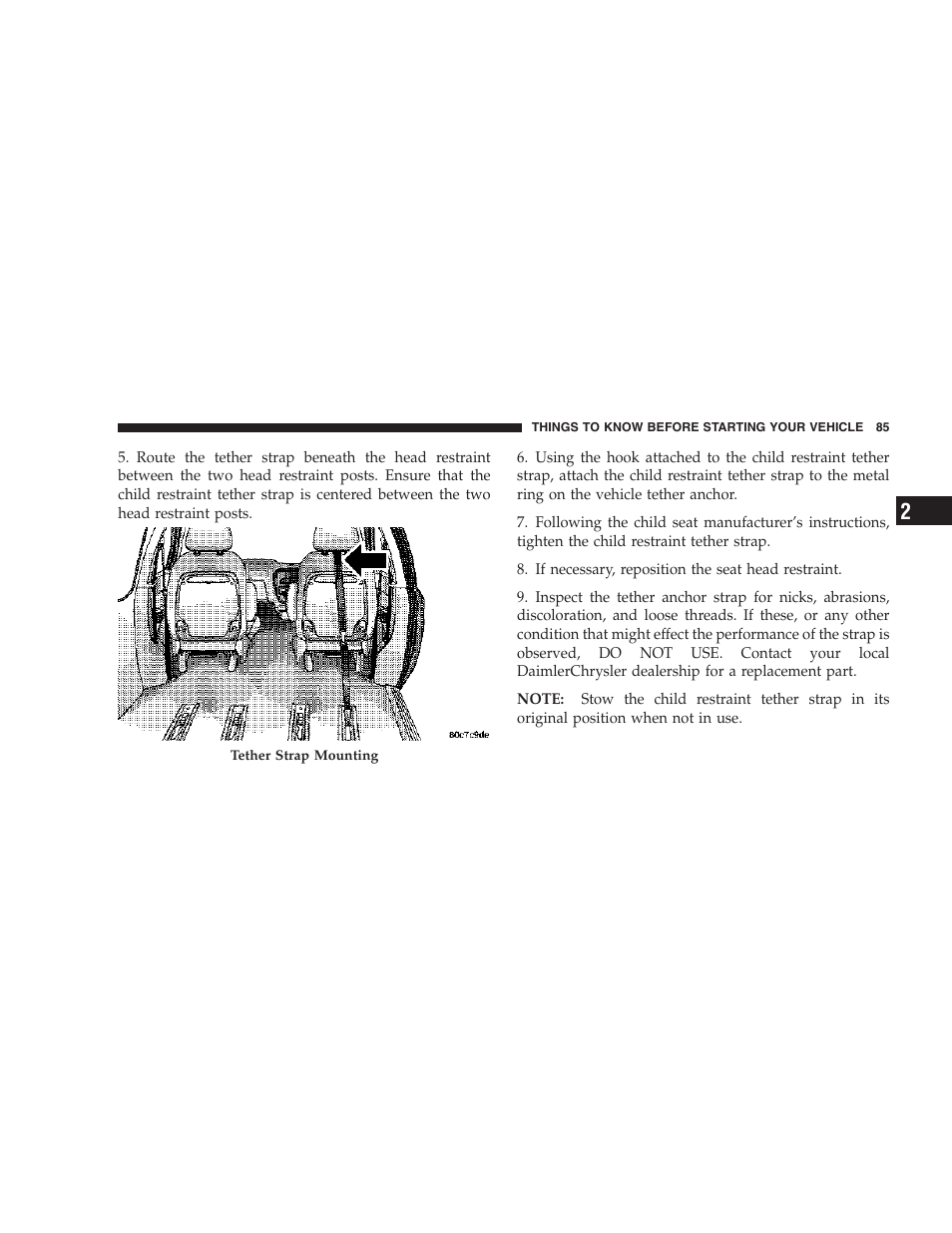 Chrysler 2007 Town and Country User Manual | Page 85 / 504