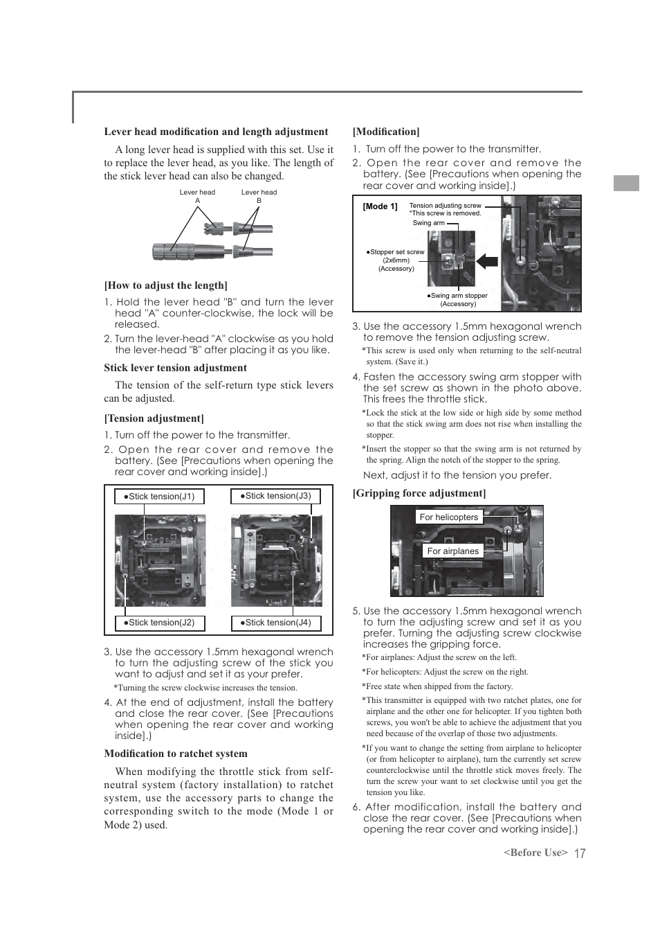 Futaba FX-40 User Manual | Page 17 / 129