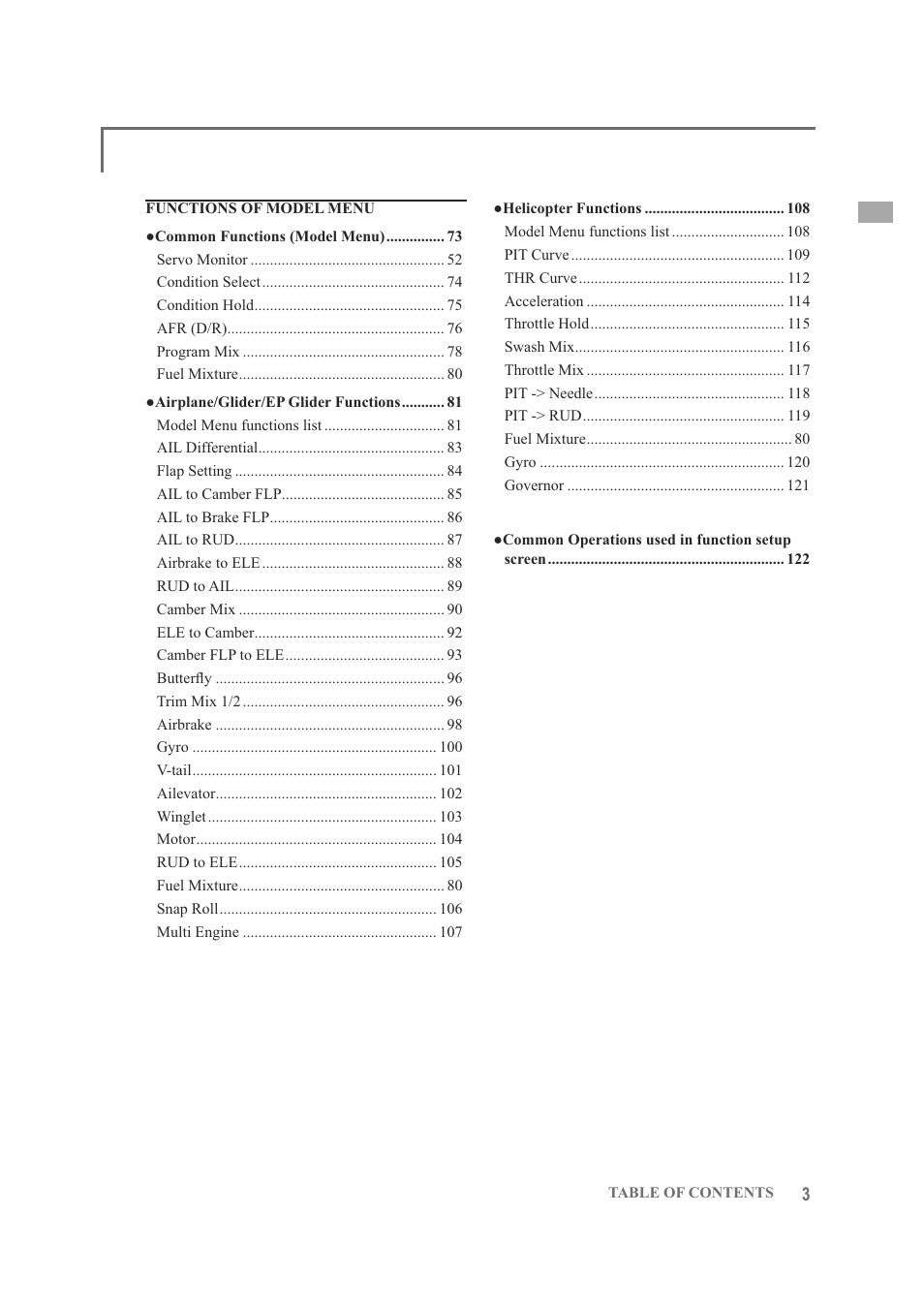 Futaba FX-40 User Manual | Page 3 / 129