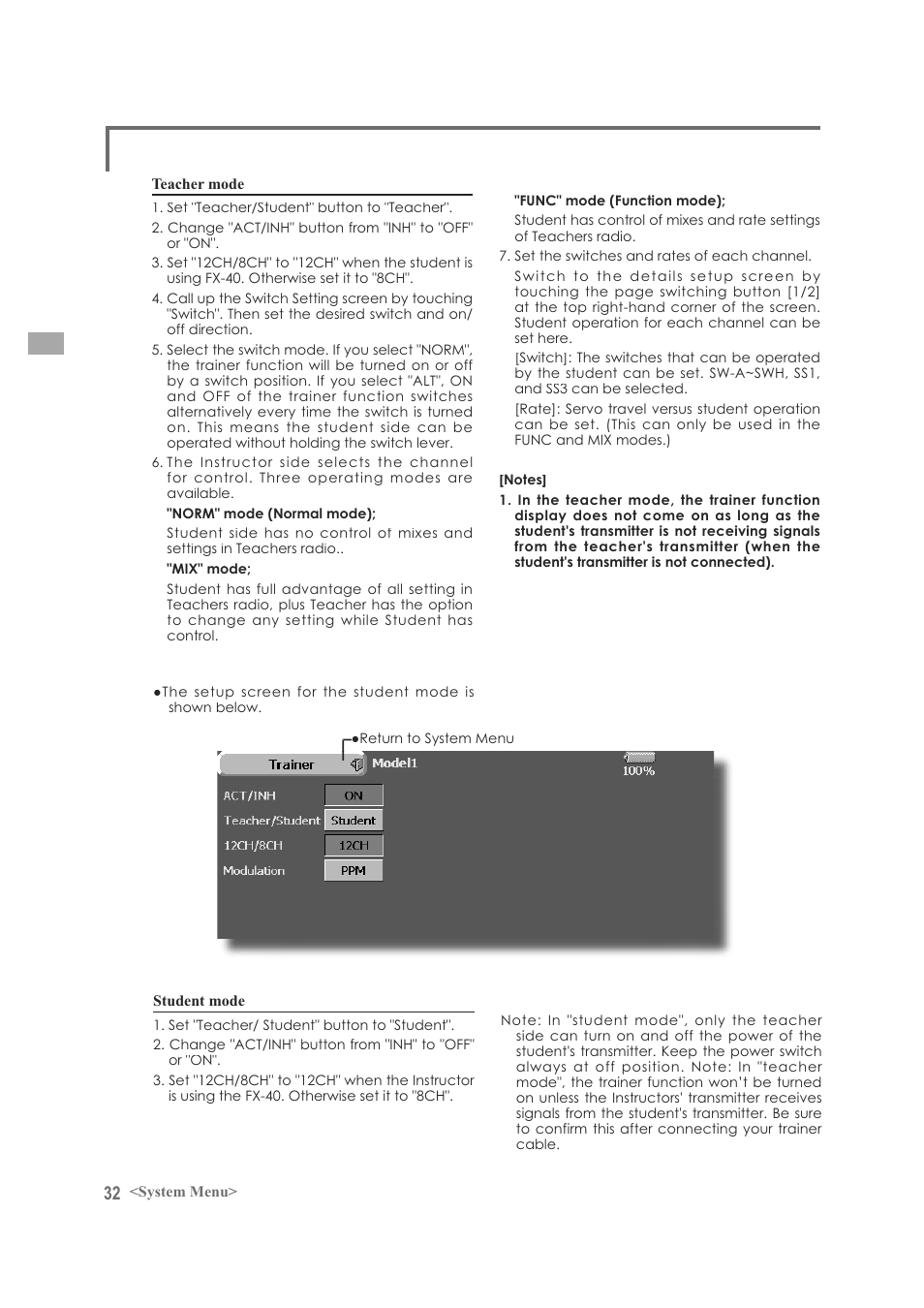 Futaba FX-40 User Manual | Page 32 / 129