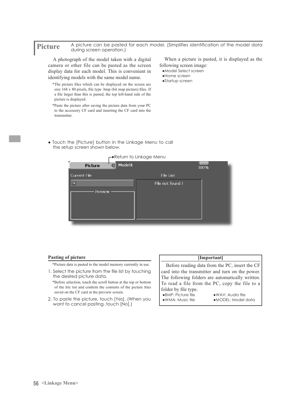 Picture | Futaba FX-40 User Manual | Page 56 / 129