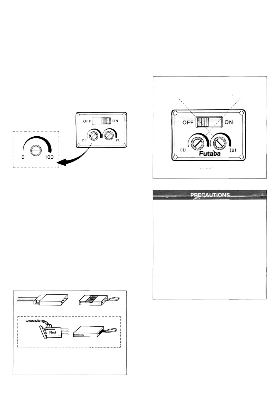 Output adjustment, Example | Futaba G152 User Manual | Page 4 / 4