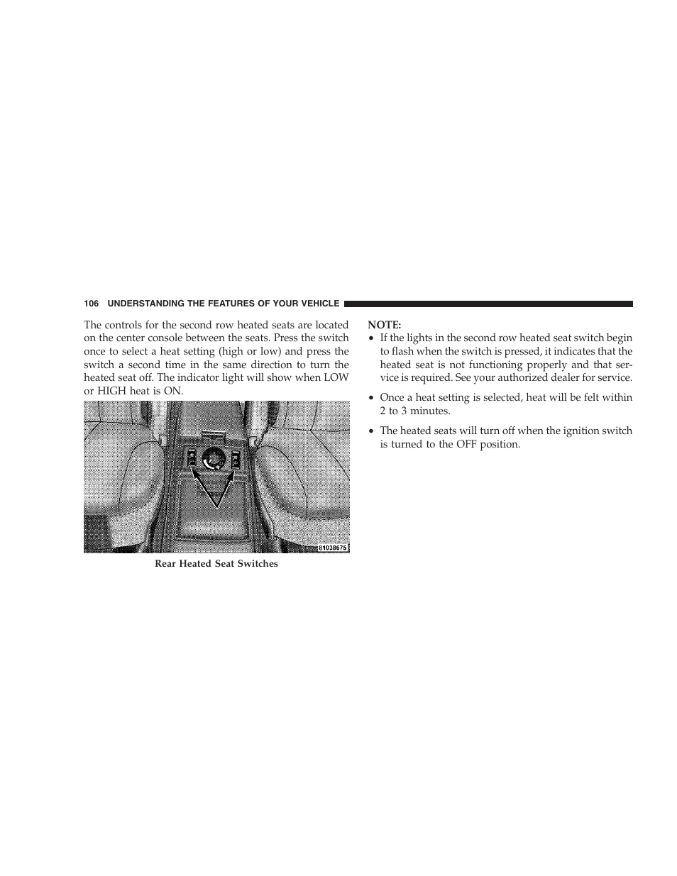 Chrysler 2005 Pacifica User Manual | Page 106 / 420