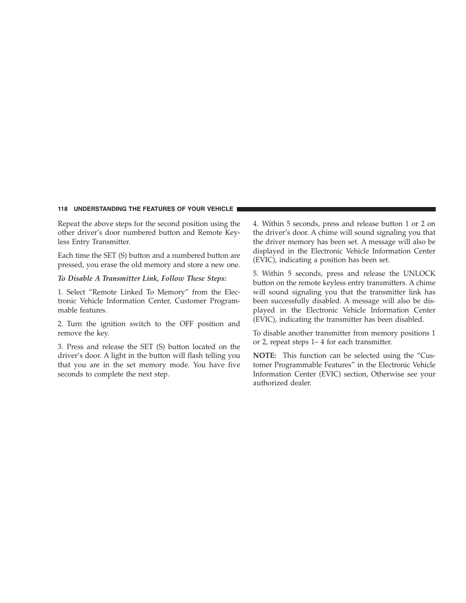 Chrysler 2005 Pacifica User Manual | Page 118 / 420