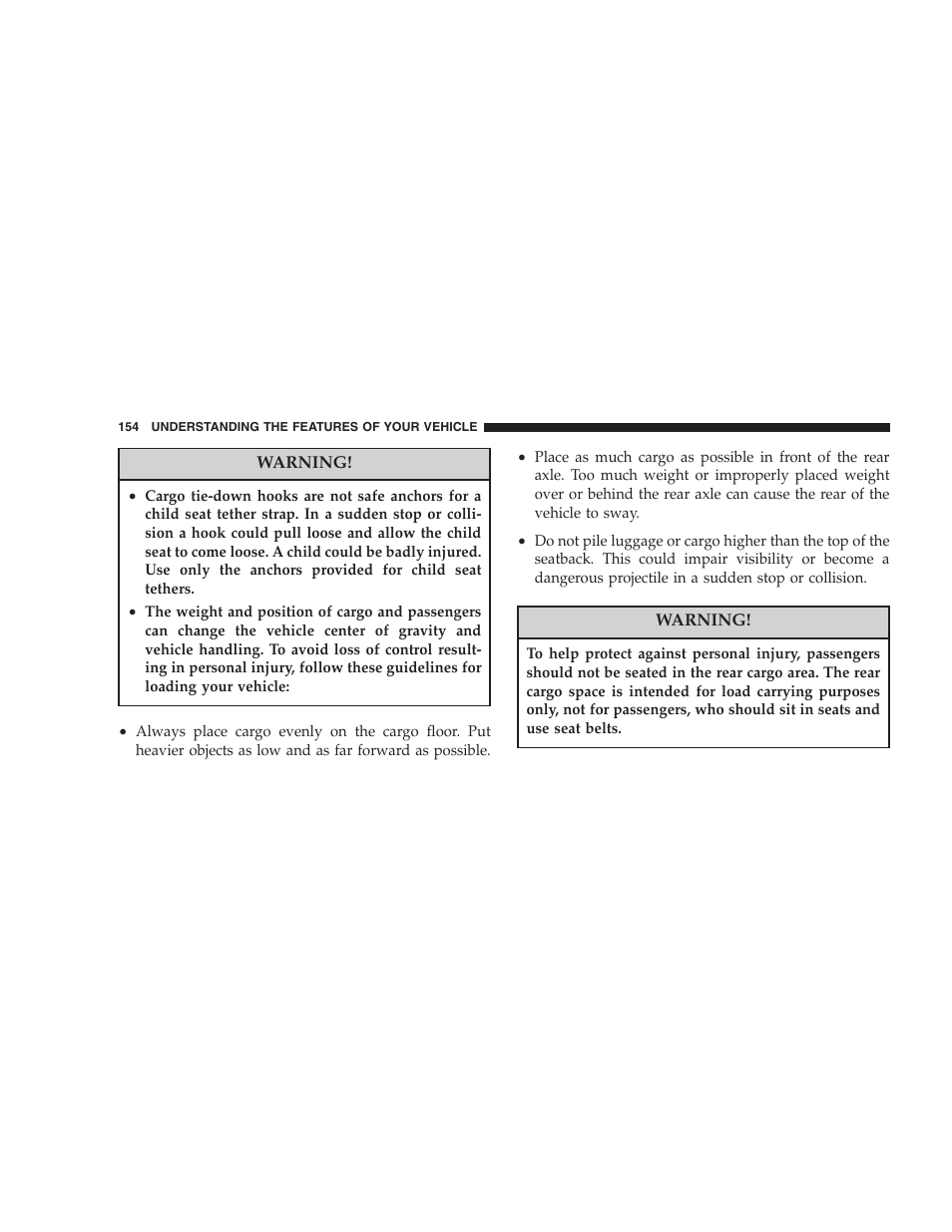 Chrysler 2005 Pacifica User Manual | Page 154 / 420