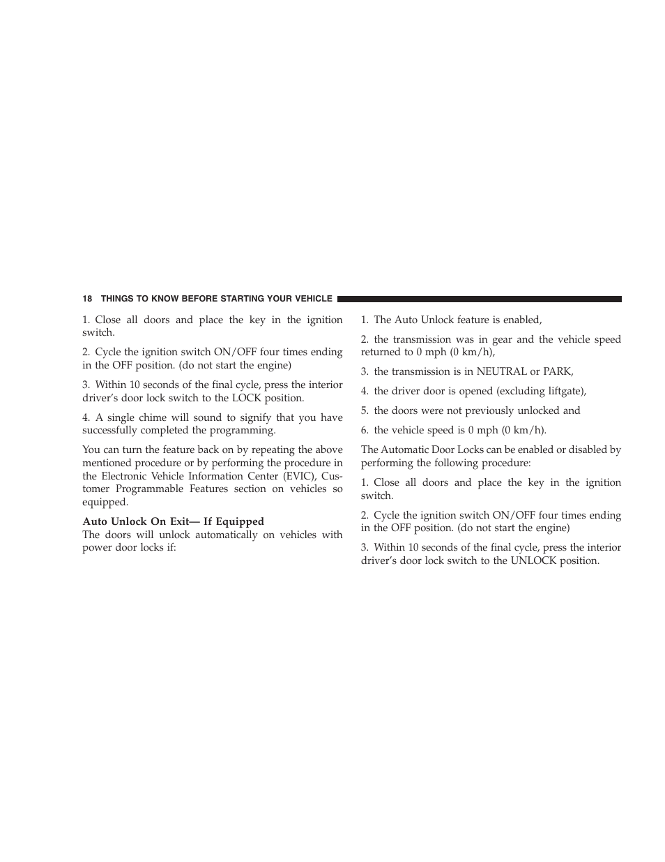 Chrysler 2005 Pacifica User Manual | Page 18 / 420