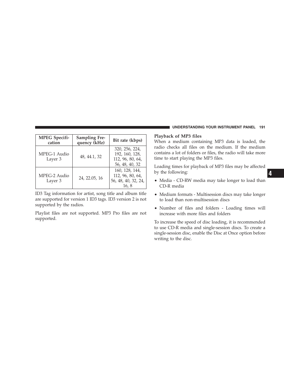 Chrysler 2005 Pacifica User Manual | Page 191 / 420