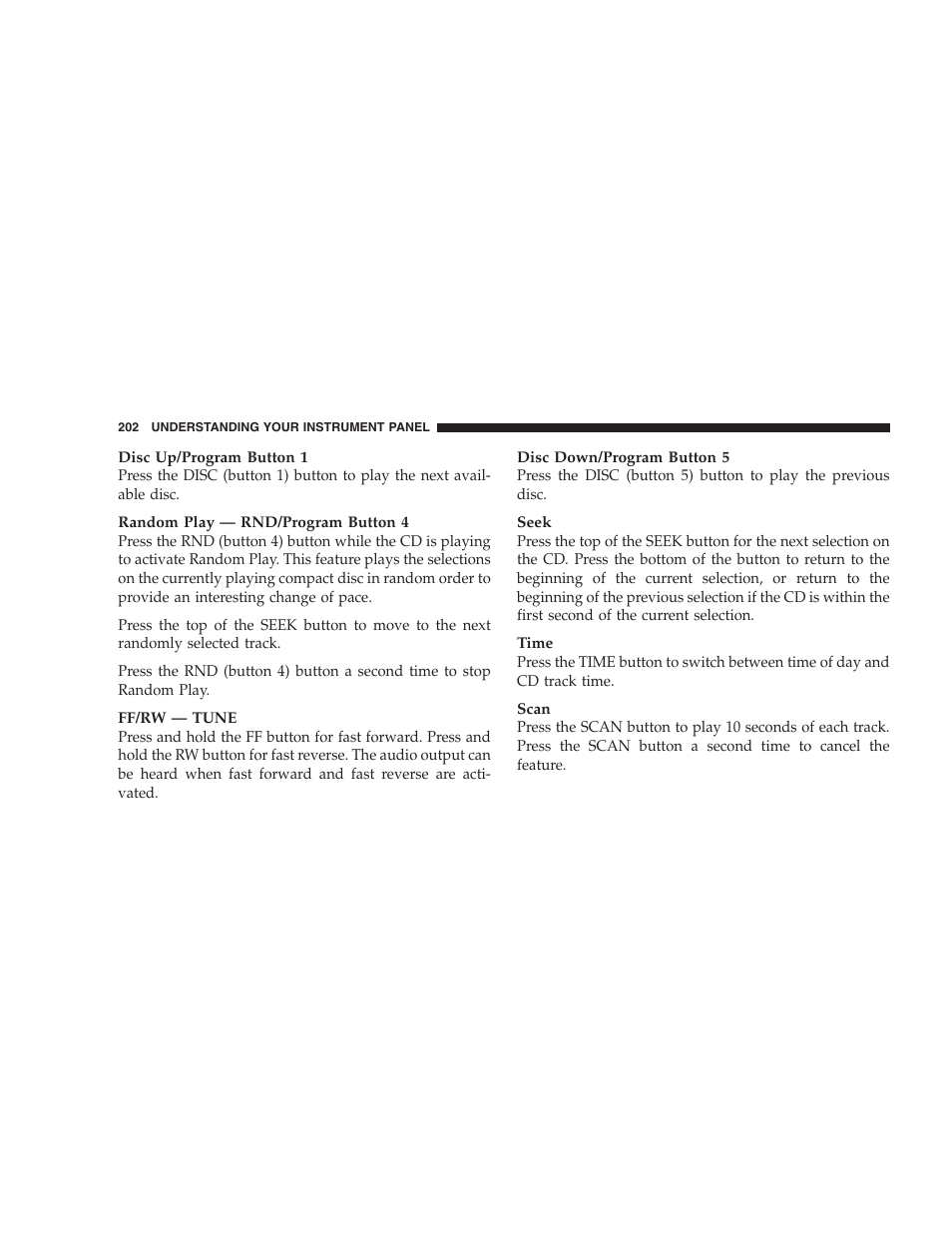 Chrysler 2005 Pacifica User Manual | Page 202 / 420