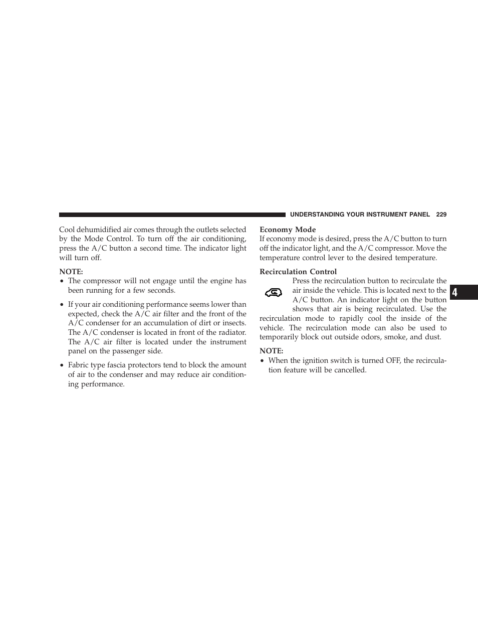 Chrysler 2005 Pacifica User Manual | Page 229 / 420