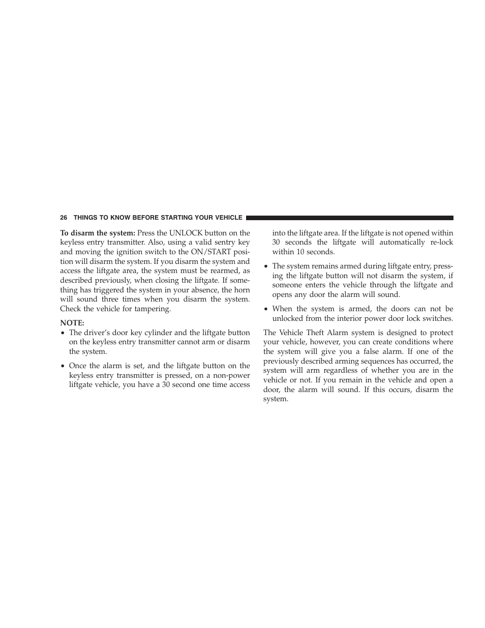 Chrysler 2005 Pacifica User Manual | Page 26 / 420