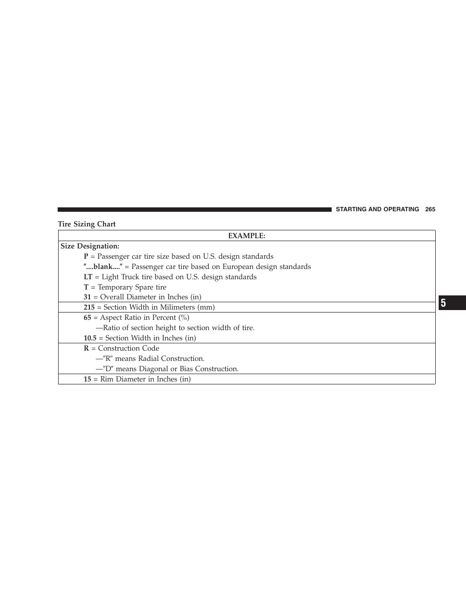 Chrysler 2005 Pacifica User Manual | Page 265 / 420