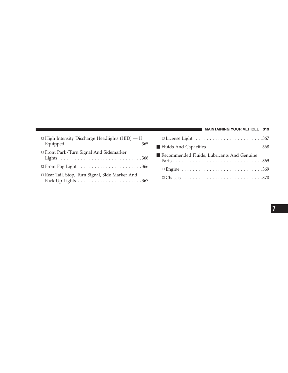 Chrysler 2005 Pacifica User Manual | Page 319 / 420