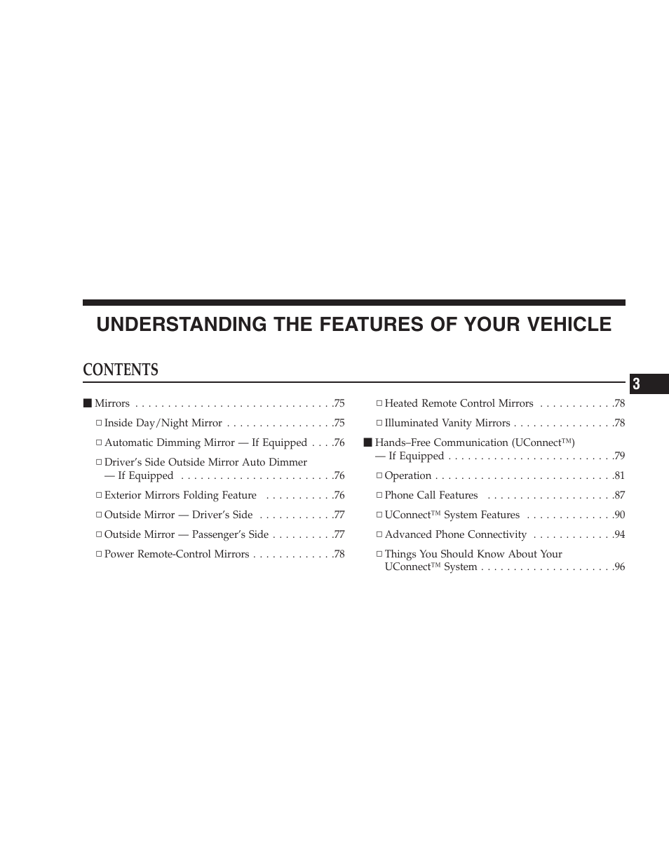 Chrysler 2005 Pacifica User Manual | Page 71 / 420
