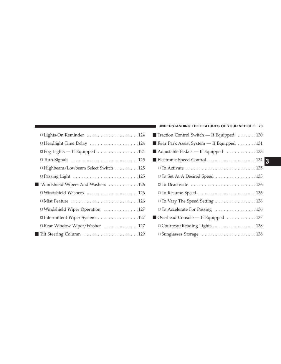 Chrysler 2005 Pacifica User Manual | Page 73 / 420