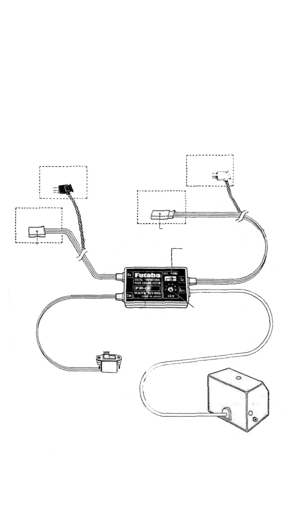 Connections | Futaba G154 User Manual | Page 2 / 4