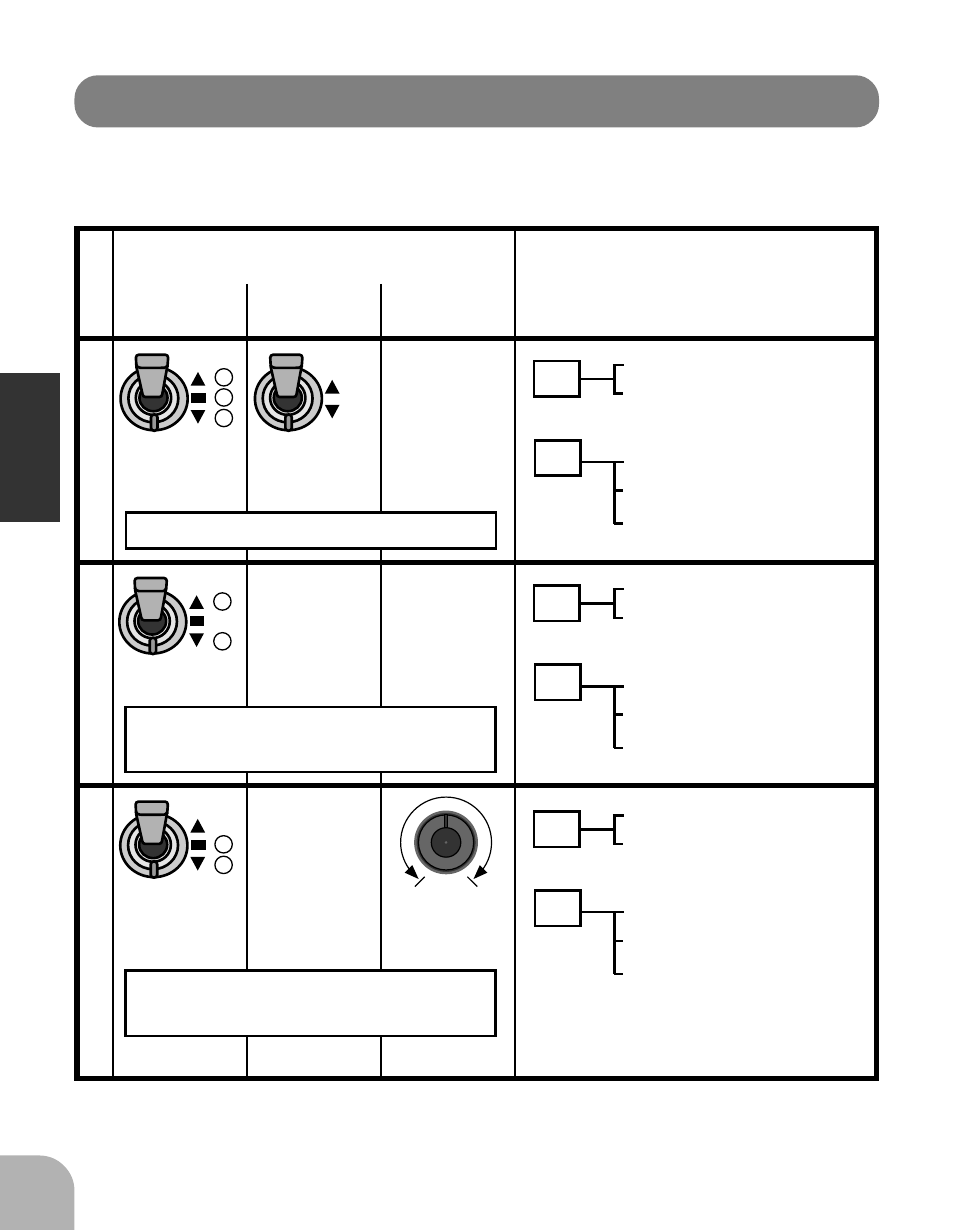 Examples 14, Examples, Function | Connection, Before use, Example 1, Sx rx sx rx sx rx example 2, Example 3 | Futaba GV-1 User Manual | Page 12 / 49