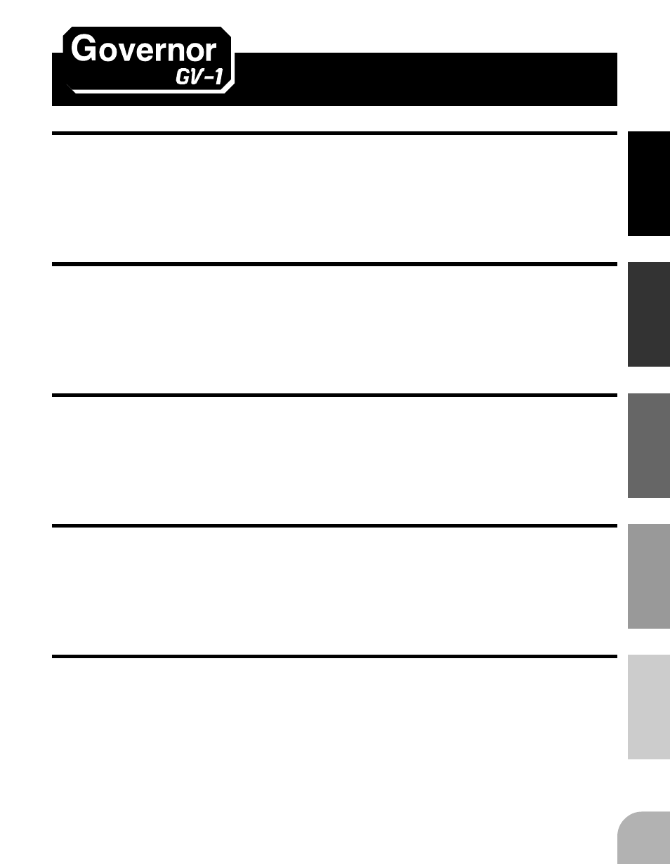 Futaba GV-1 User Manual | Page 3 / 49