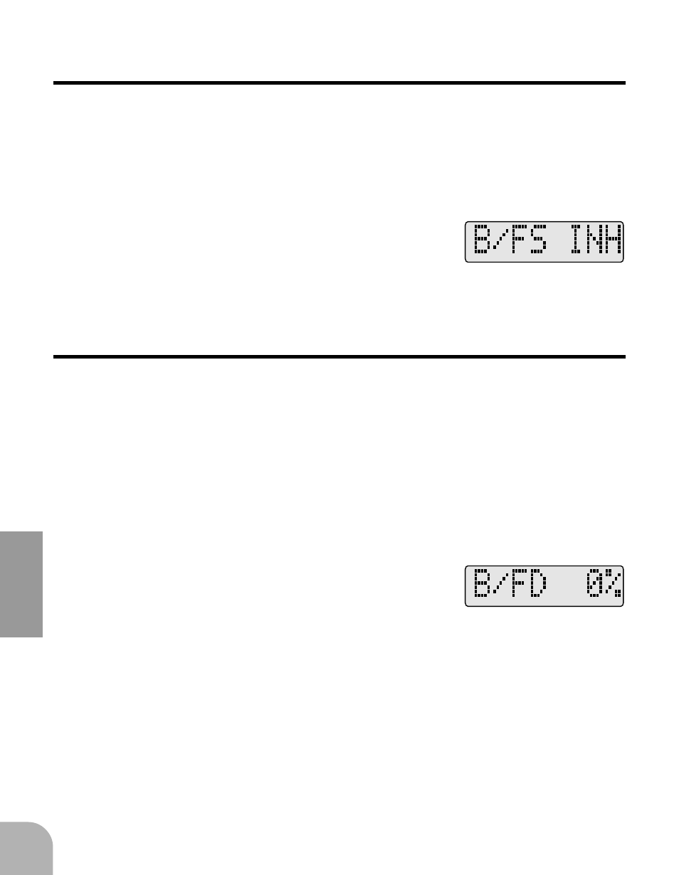 Battery fail safe b/fs, Battery fail safe position b/fd | Futaba GV-1 User Manual | Page 42 / 49