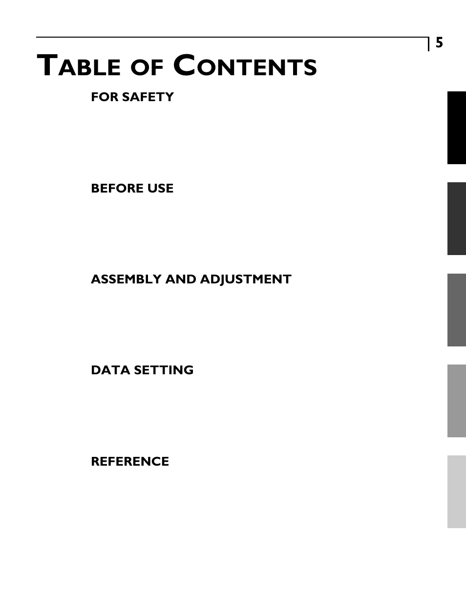 Able, Ontents | Futaba GY501 User Manual | Page 4 / 45