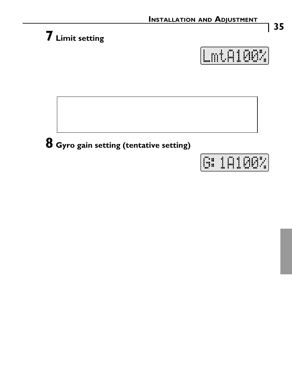 Futaba GY502 User Manual | Page 35 / 43