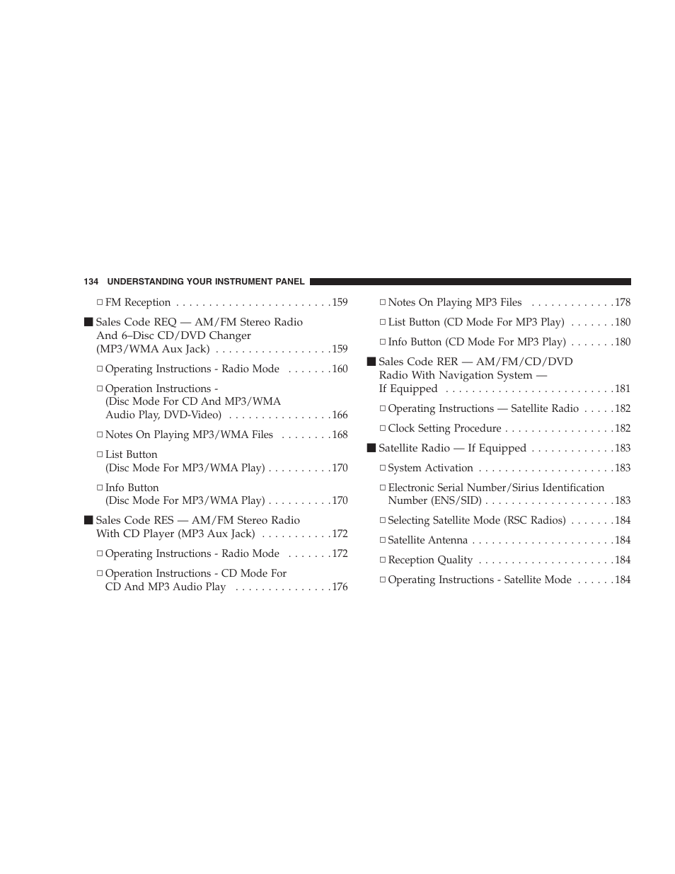 Chrysler 2007 Sebring Sedan User Manual | Page 134 / 376