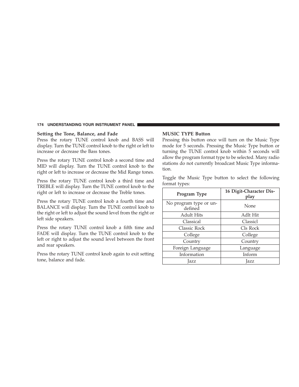 Chrysler 2007 Sebring Sedan User Manual | Page 174 / 376