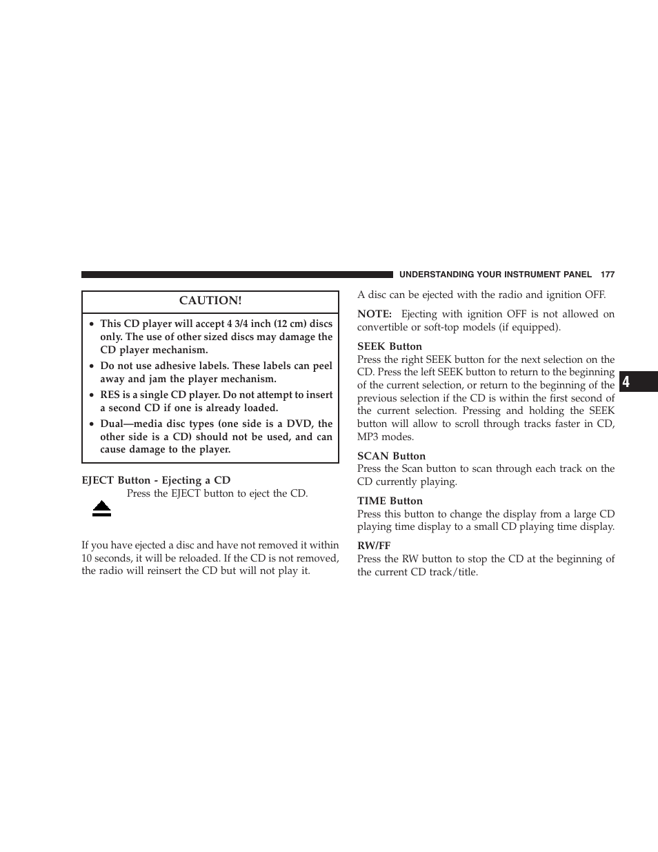 Chrysler 2007 Sebring Sedan User Manual | Page 177 / 376