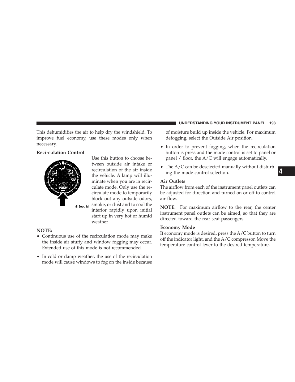 Chrysler 2007 Sebring Sedan User Manual | Page 193 / 376