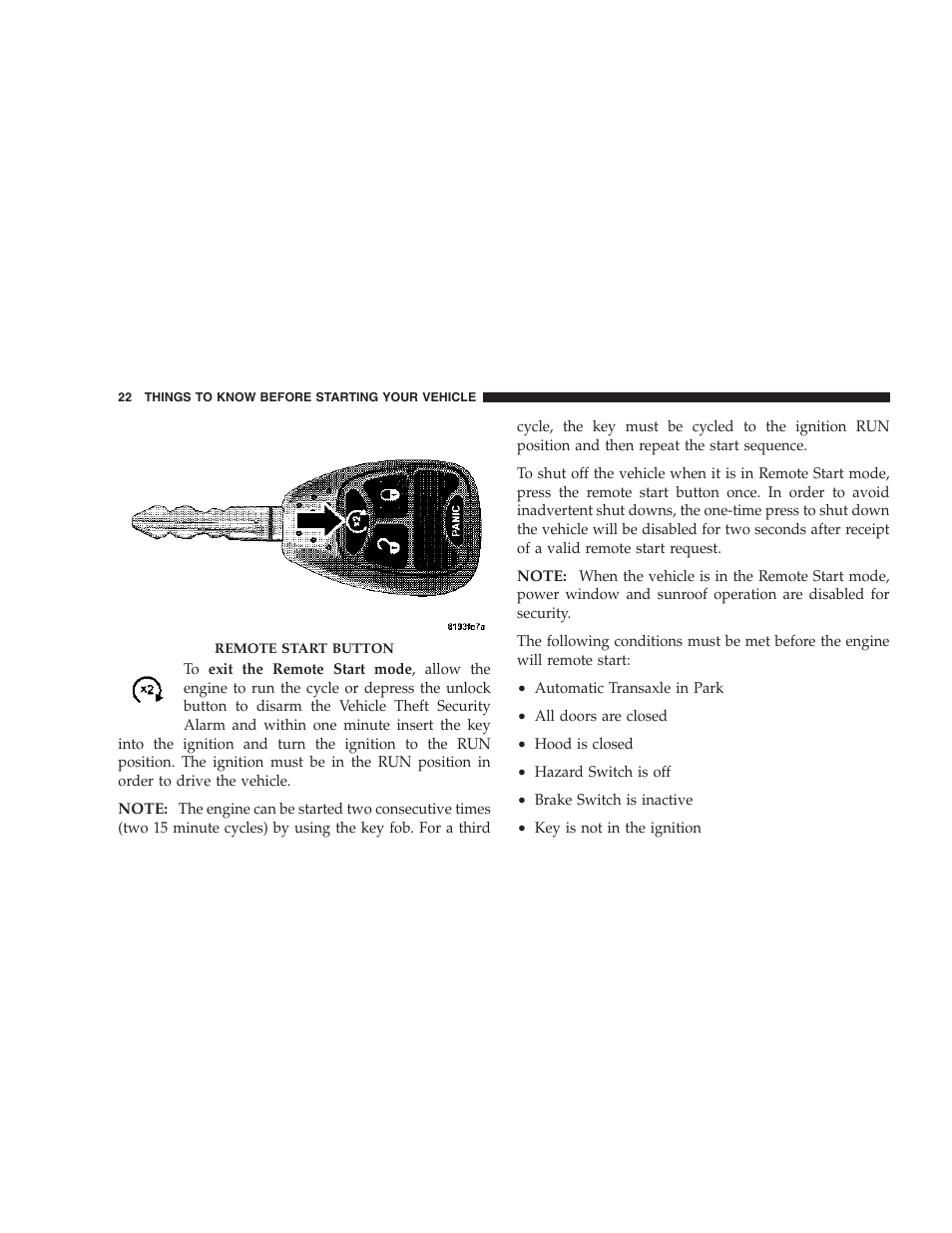 Chrysler 2007 Sebring Sedan User Manual | Page 22 / 376