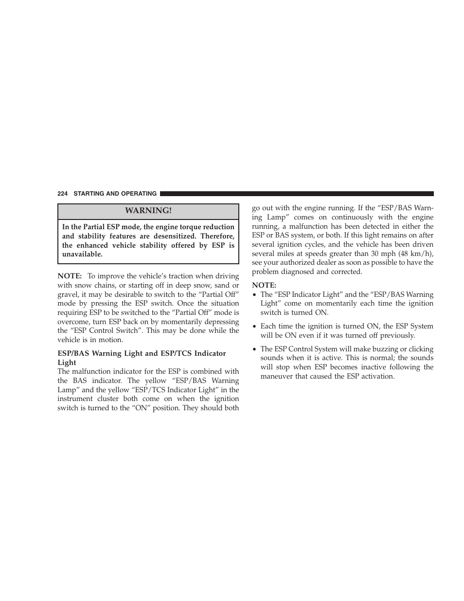 Chrysler 2007 Sebring Sedan User Manual | Page 224 / 376