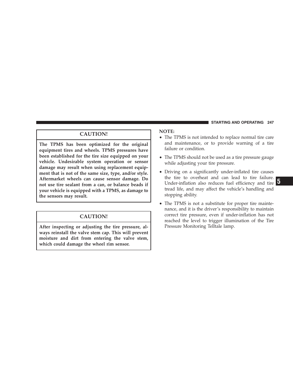 Chrysler 2007 Sebring Sedan User Manual | Page 247 / 376