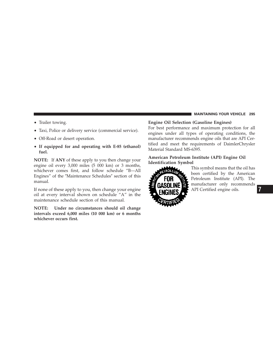 Chrysler 2007 Sebring Sedan User Manual | Page 295 / 376