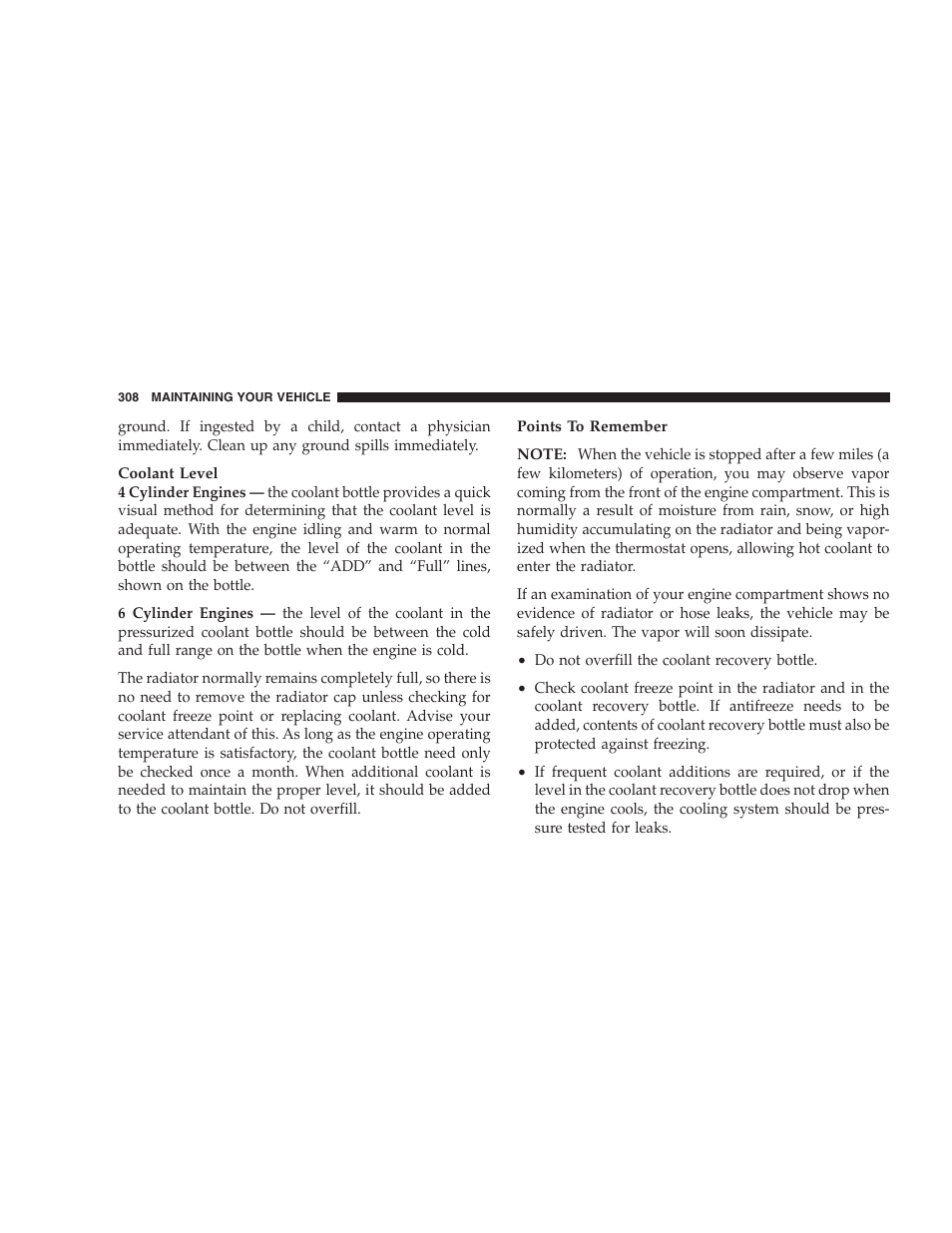Chrysler 2007 Sebring Sedan User Manual | Page 308 / 376