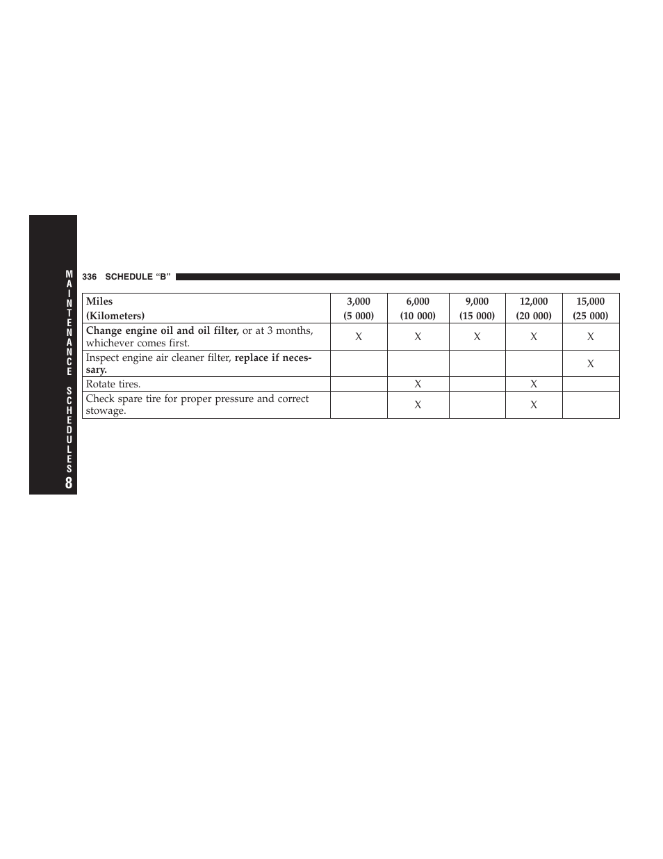 Chrysler 2007 Sebring Sedan User Manual | Page 336 / 376