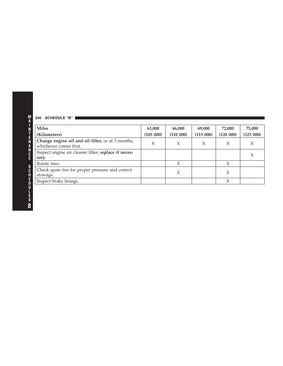 Chrysler 2007 Sebring Sedan User Manual | Page 340 / 376