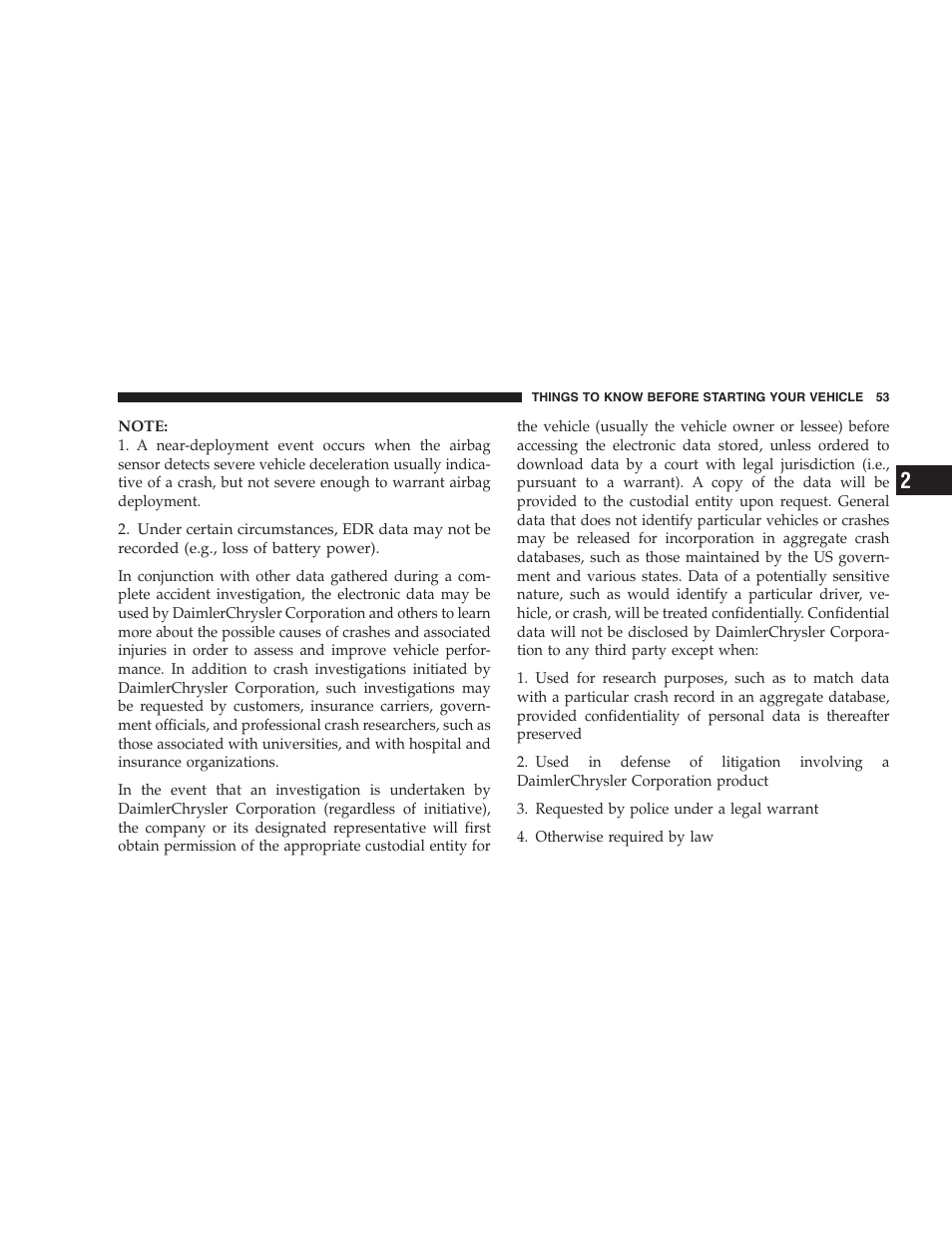 Chrysler 2007 Sebring Sedan User Manual | Page 53 / 376