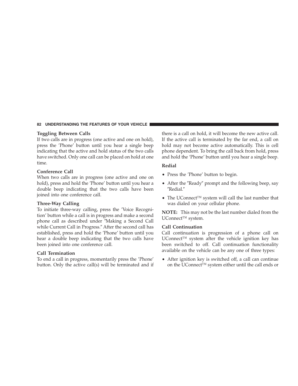 Chrysler 2007 Sebring Sedan User Manual | Page 82 / 376