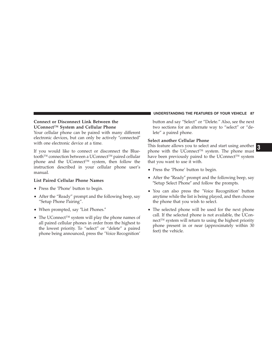 Chrysler 2007 Sebring Sedan User Manual | Page 87 / 376